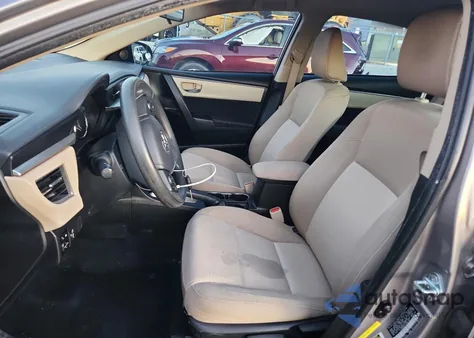 2014 Toyota Corolla L из США, поврежденный, VIN 5YFBURHE7EP067743